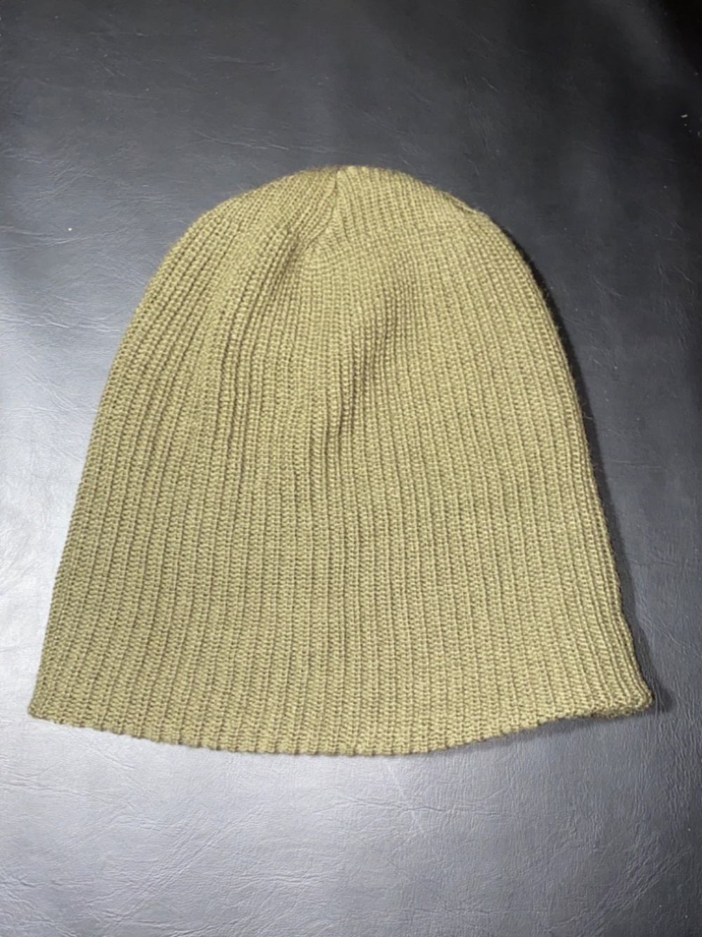 Canadian Army Surplus Large Green Toque/ Beanie Military Cold Weather Hat - Picture 2 of 3